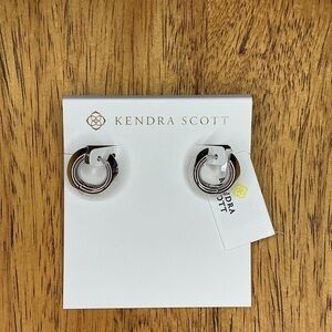 Kendra Scott Silver Hoop Earrings NWT